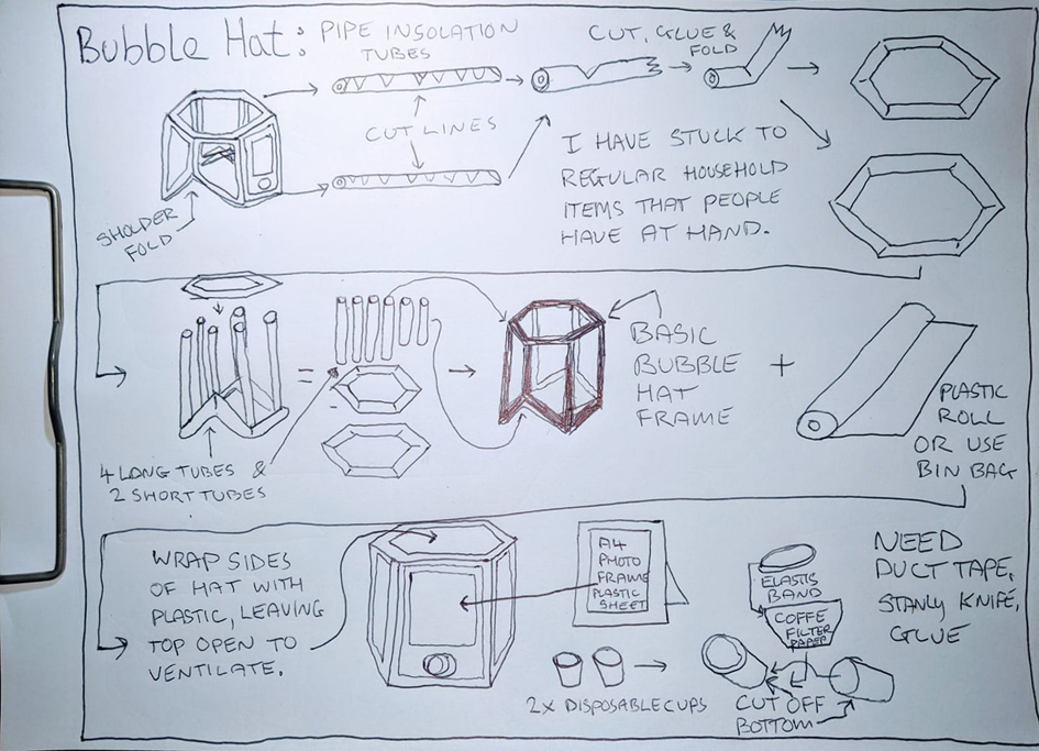 bubble hat build instructions